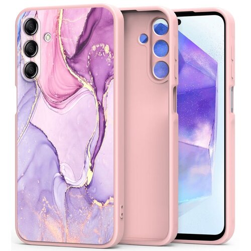 Etui TECH-PROTECT Icon do Samsung Galaxy A55 5G Marble