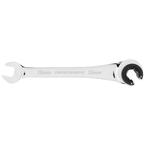 Klucz płasko-oczkowy NEO 09-262 15 mm z grzechotką