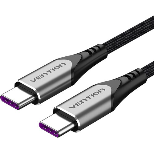 Kabel USB-C - USB-C VENTION Taehf 1 m Szary