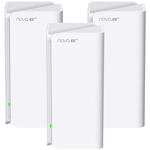 Router TENDA MX21 Pro 2.4 / 5 / 6 GHz (TriBand), Wi-Fi Mesh (3 szt.)
