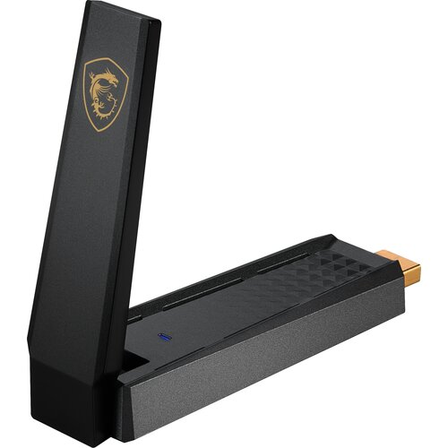 Karta sieciowa MSI AXE5400 USB-A, Zewnętrzna, 2.4 / 5 / 6 GHz