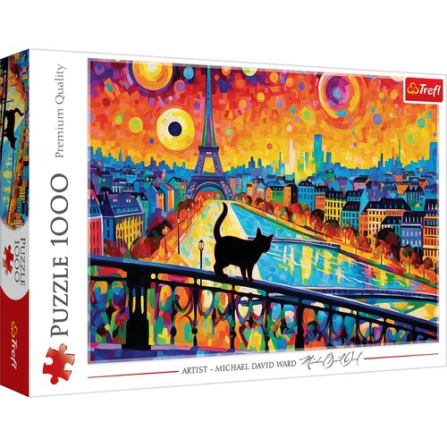 Puzzle TREFL Premium Quality Koty w Paryżu 10795 (1000 elementów)