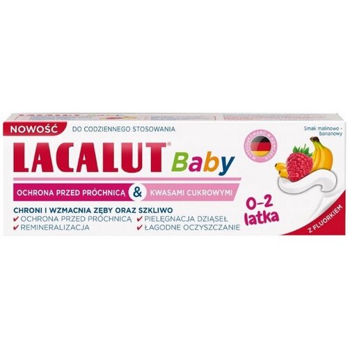 Pasta do zębów LACALUT dla dzieci 0-2 lat 55 ml