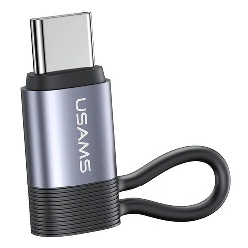 Adapter Lightning - USB-C USAMS AU17 Szary