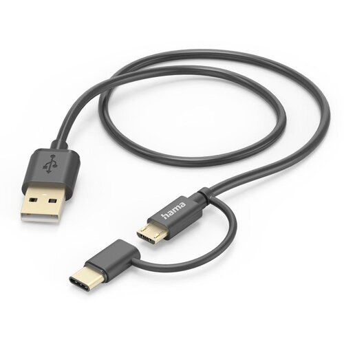 Kabel USB-A - Micro USB/USB-C HAMA 00201533 1 m