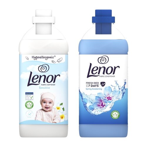 Płyn do płukania LENOR Spring Awakening, Sensitive 2 x 1230 ml