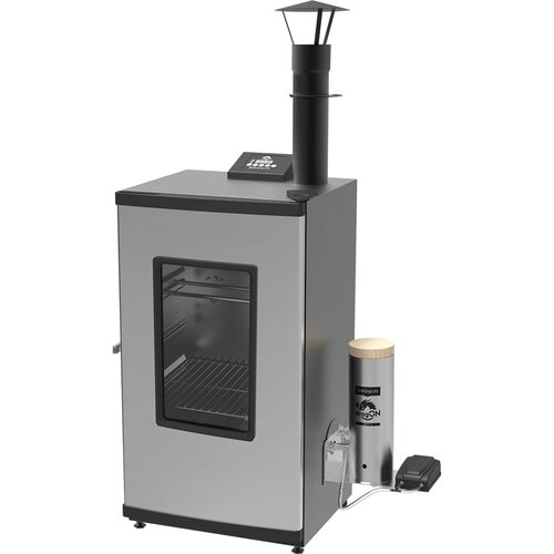 Wędzarnia BROWIN 330275 z termometrem 43 cm x 40 x 81 cm Srebrny