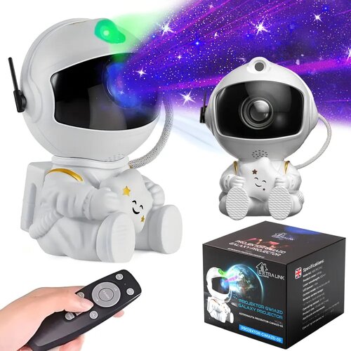 Projektor gwiazd EXTRALINK Mini-S 03 Astronauta Biały
