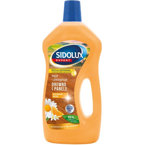 Płyn do mycia podóg SIDOLUX Expert Pomarańczowe Mydło Marsylskie 750 ml