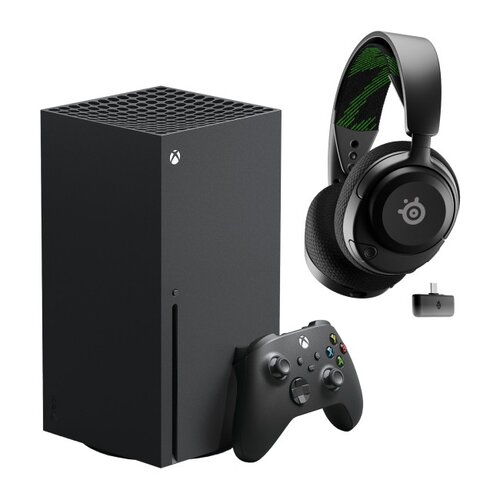 Konsola MICROSOFT XBOX Series X z napędem Blu-ray 4K UHD + Słuchawki STEELSERIES Arctis Nova 4X