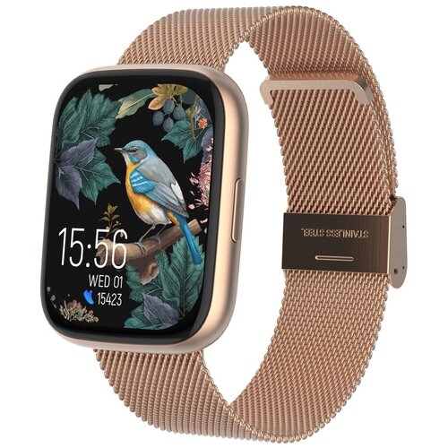 Smartwatch FOREVER SW-330 ForeVigo 4 Różowe złoto