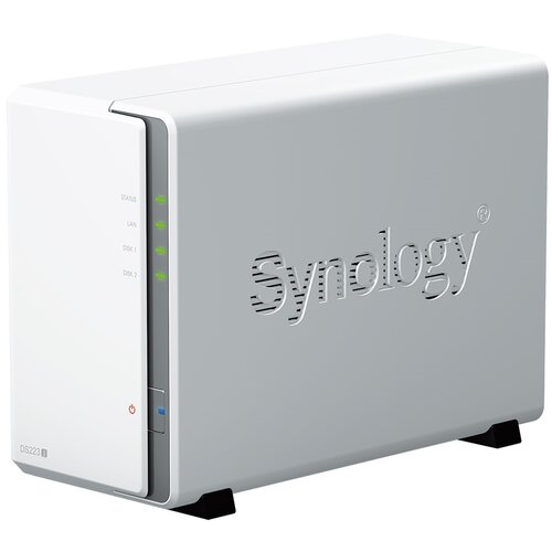 Serwer plików SYNOLOGY DS223j 8TB (2x4TB), 1GB RAM