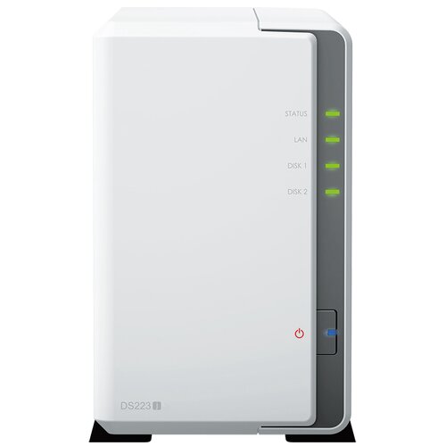 Serwer plików SYNOLOGY DS223j 12TB (2x6TB), 1GB RAM