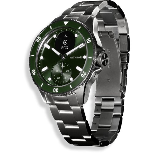 Smartwatch WITHINGS ScanWatch Nova 42mm Zielony