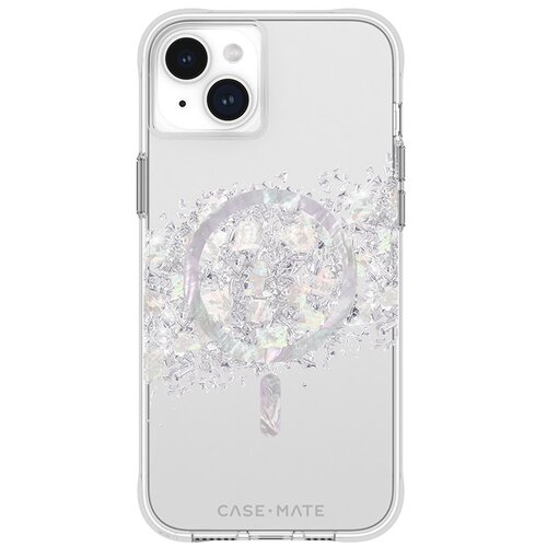 Etui CASE-MATE Karat MagSafe do Apple iPhone 15 Plus Srebrny