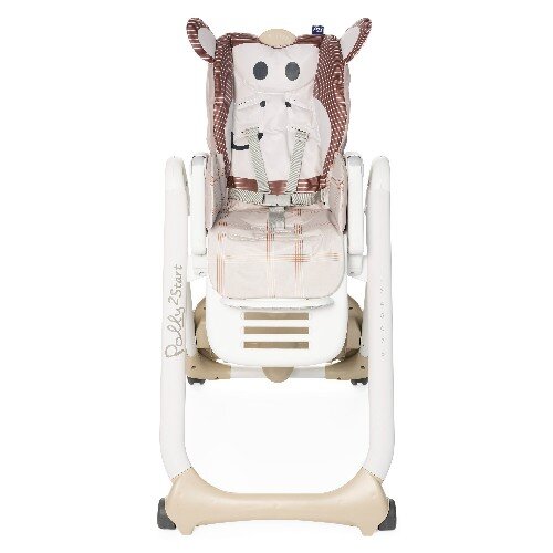 Krzesełko do karmienia CHICCO Polly 2 Start Monkey Beżowy