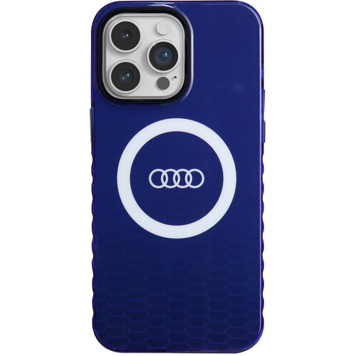 Etui AUDI IML Big Logo MagSafe Case do Apple iPhone 13 Pro Max Niebieski