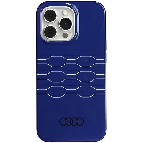Etui AUDI IML MagSafe do Apple iPhone 13 Pro Max Niebieski
