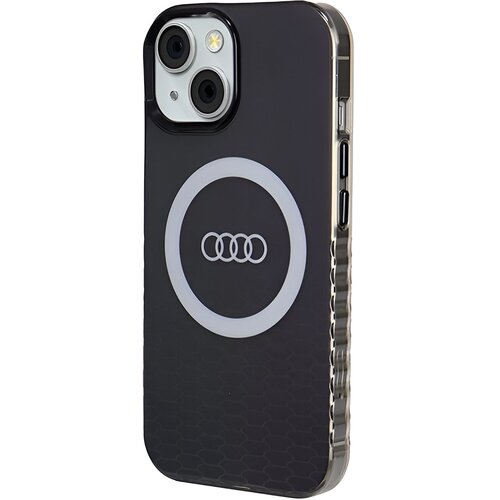 Etui AUDI IML Big Logo MagSafe do Apple iPhone 13 / 14 / 15 Czarny