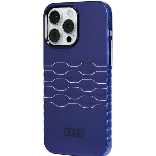 Etui AUDI IML MagSafe Case do Apple iPhone 15 Pro Max Niebieski