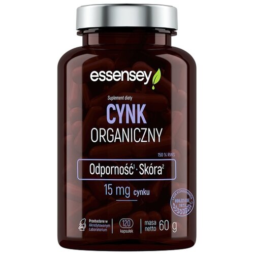 Cynk ESSENSEY Organiczny (120 kapsułek)