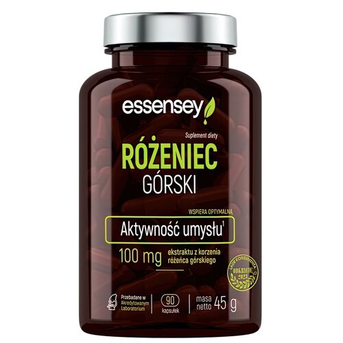 Adaptogen ESSENSEY Różeniec górski (90 kapsułek)