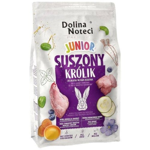 Karma dla psa suszona DOLINA NOTECI Premium Junior z królika 4 kg