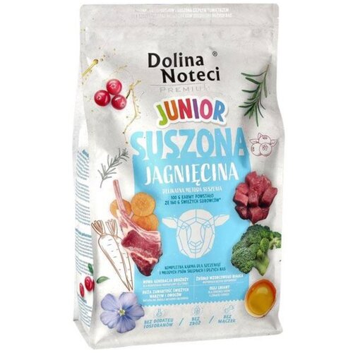 Karma dla psa suszona DOLINA NOTECI Premium Junior z jagnięciny 4 kg