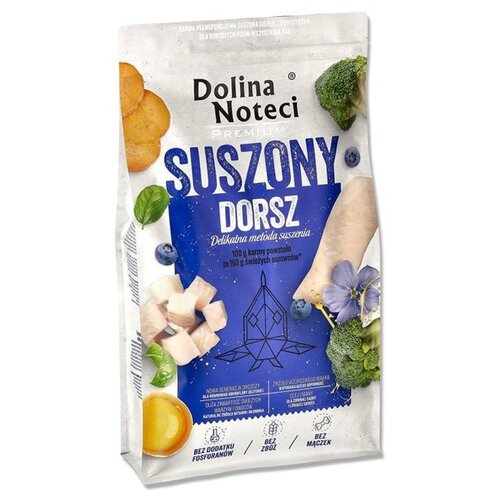 Karma dla psa suszona DOLINA NOTECI Premium z dorsza 9 kg