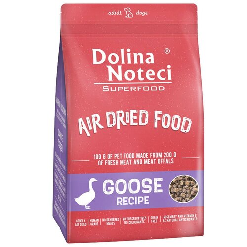 Karma dla psa suszona DOLINA NOTECI Superfood z gęsi 5 kg
