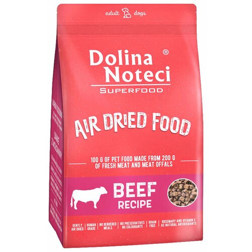 Karma dla psa suszona DOLINA NOTECI Superfood Danie z wołowiny 5 kg
