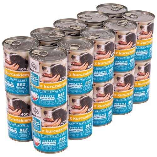 Karma dla psa FRENDI Kurczak 20 x 400 g