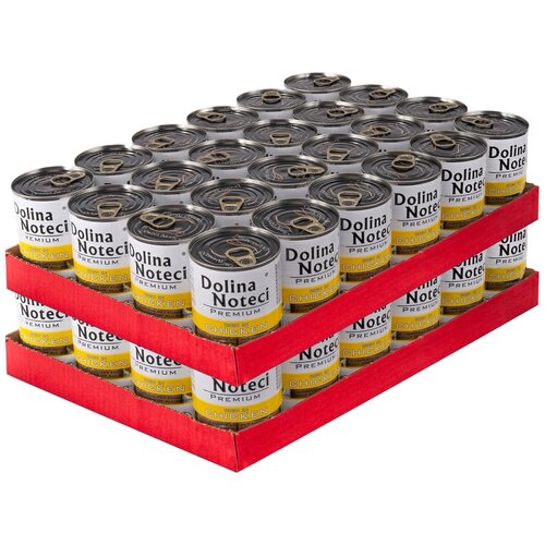 Karma dla psa DOLINA NOTECI Premium bogata w kurczaka 48 x 400 g