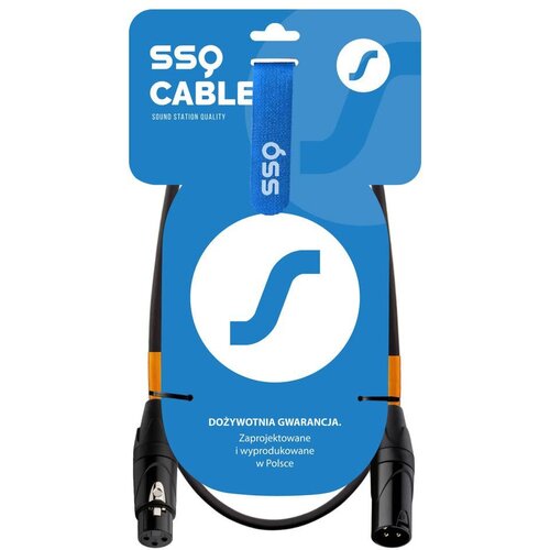 Kabel SSQ XX1 Event XLR żeński - XLR męski 1m