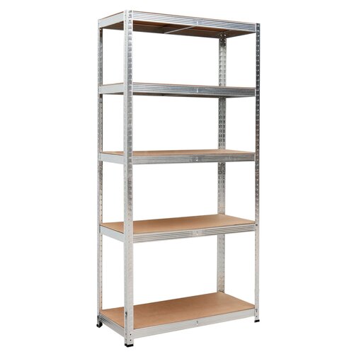 Regał magazynowy GOCKOWIAK 150 x 75 x 30 cm Srebrny