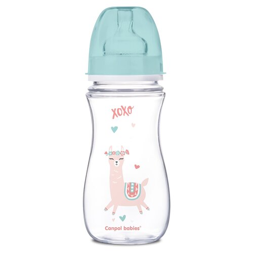 Butelka CANPOL BABIES EasyStart Exotic Animals 35/222 300 ml Zielony