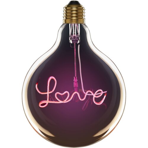 Żarówka LED CELLULARLINE Fancy Bulb Love Różowy 2W E27