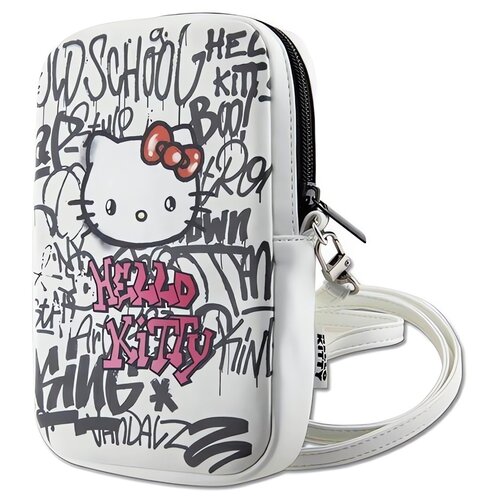 Torba HELLO KITTY Graffiti Kitty Head Biały