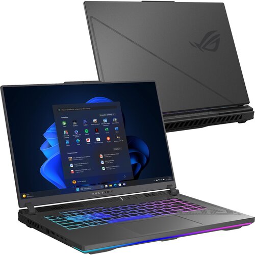 Laptop ASUS ROG Strix G16 G614JV-N3134W 16" IPS 165Hz i7-13650HX 16GB RAM 1TB SSD GeForce RTX4060 DLSS 3 Windows 11 Home