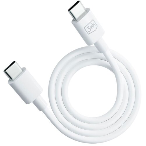 Kabel USB-C - USB-C 3MK Hyper Cable 1.2 m Biały