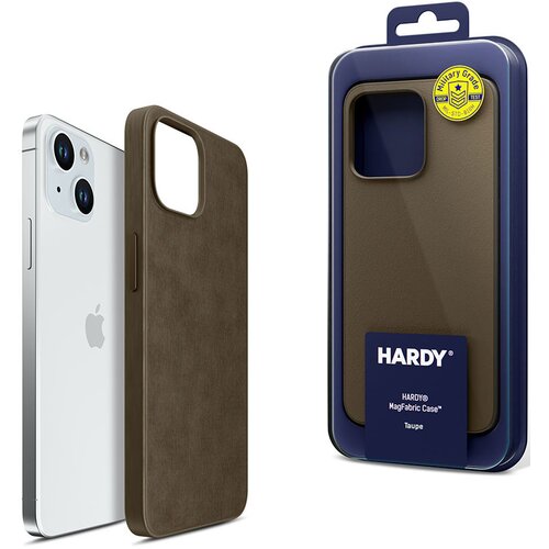 Etui 3MK Hardy MagFabric Case do Apple iPhone 15 Plus Ciemno-szary
