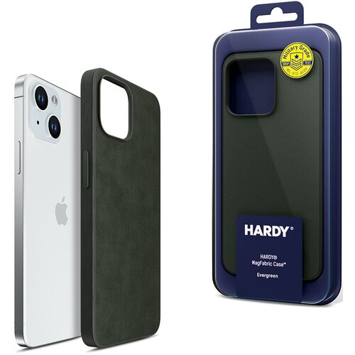 Etui 3MK Hardy MagFabric Case do Apple iPhone 15 Zielony