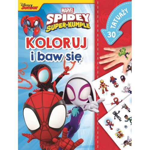 Kolorowanka Marvel Spidey i Super-kumple Koloruj i baw się