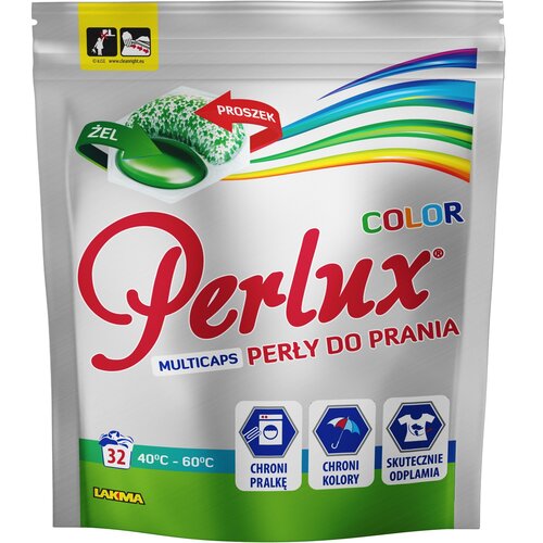 Kapsułki do prania PERLUX Washing Pearls Color - 32 szt.