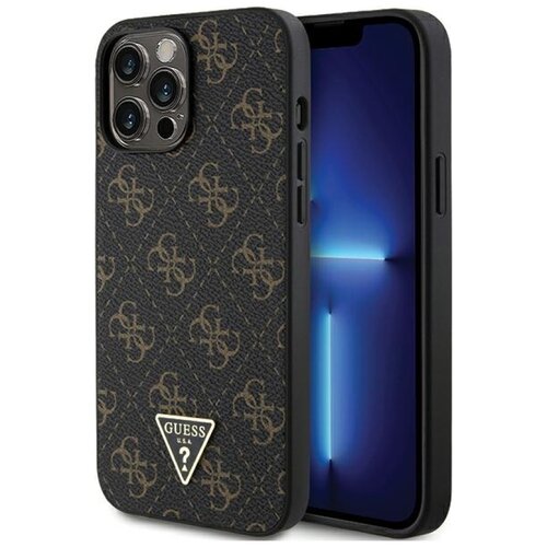 Etui GUESS 4G Triangle Metal Logo do Apple iPhone 14 Pro Czarny