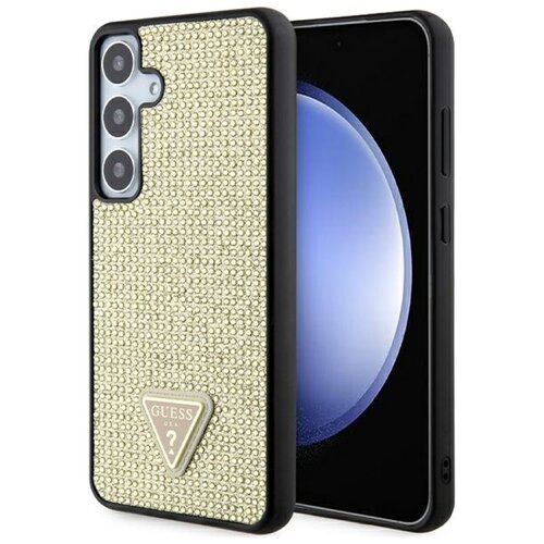 Etui GUESS Rhinestone Triangle do Samsung Galaxy S24+ Złoty
