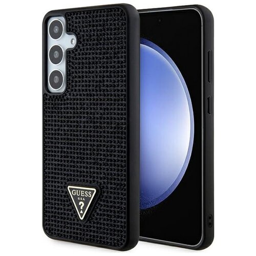 Etui GUESS Rhinestone Triangle do Samsung Galaxy S24+ Czarny
