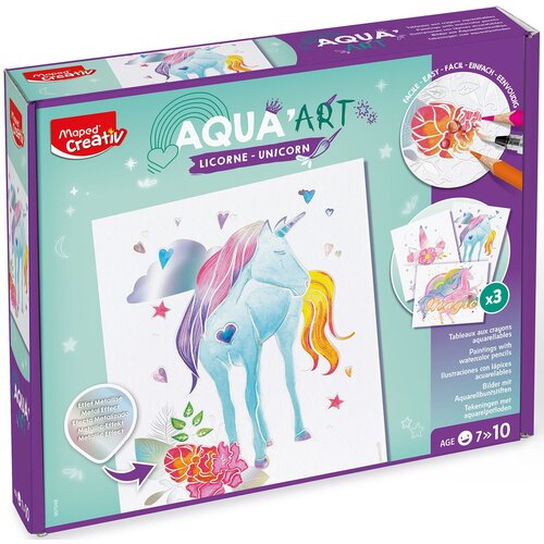 Zestaw kreatywny MAPED CREATIV Aqua Art Jednorożec 907048