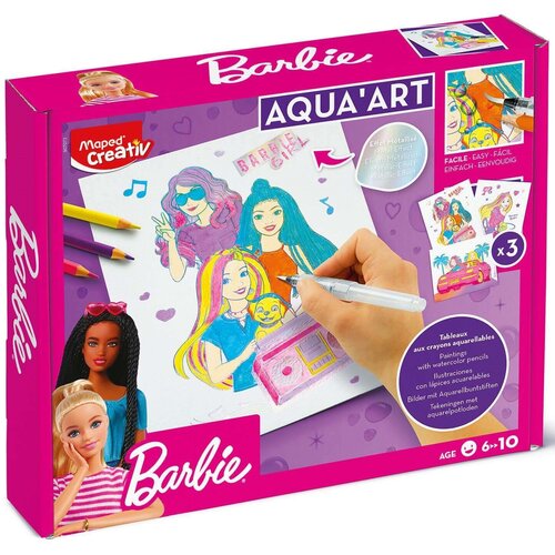 Malowanka MAPED CREATIV Aqua Art Barbie 907073