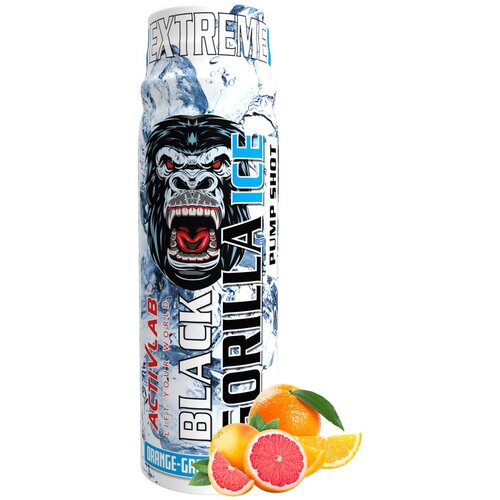 Przedtreningówka ACTIVLAB Black Gorilla Ice Pump Shot Pomarańczowo-grejpfrutowy (80 ml)